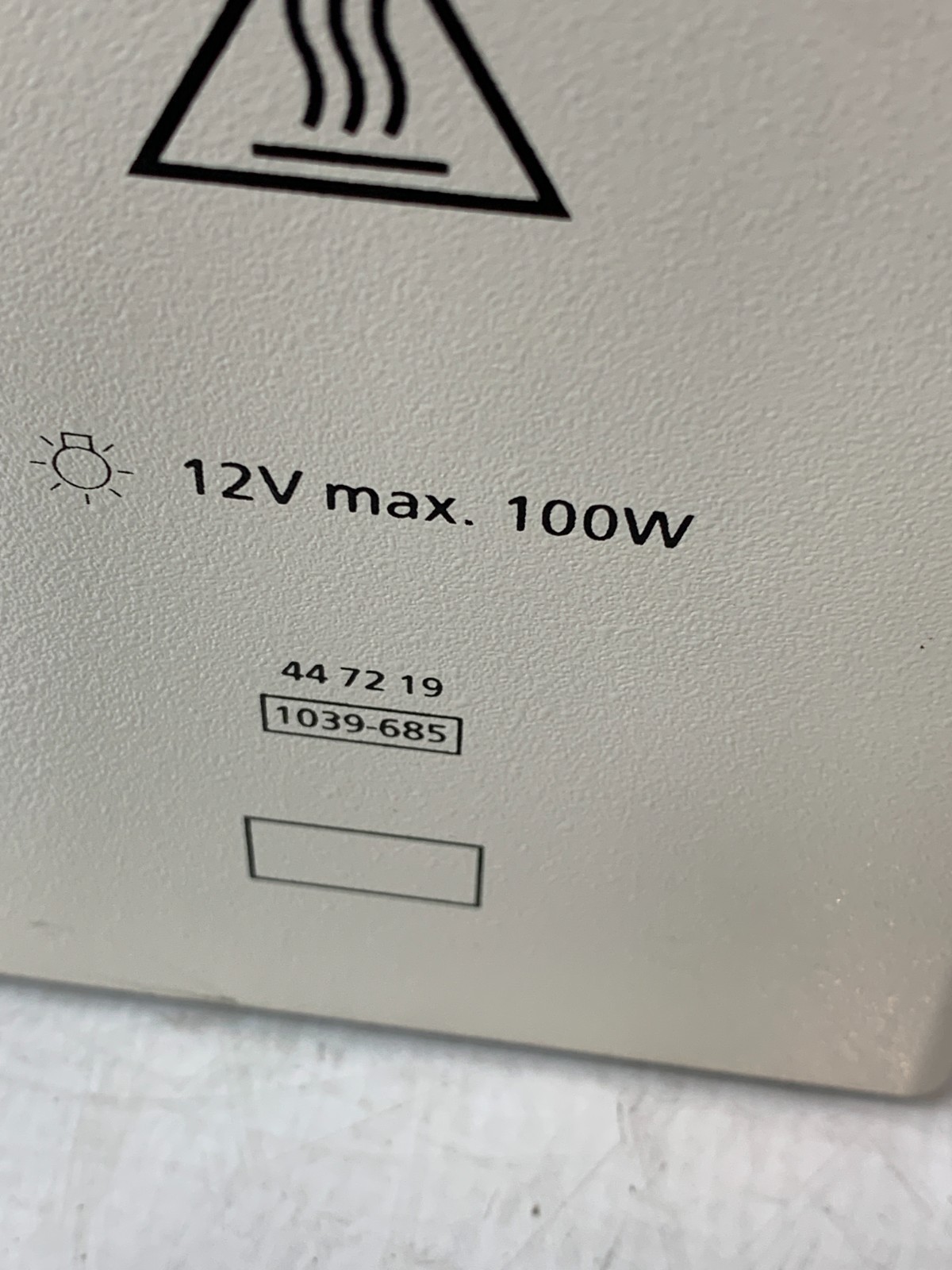 Used Zeiss HAL 100 447219 Lamphouse Halogen For Axioskop Axiophot Axioplan Microscope