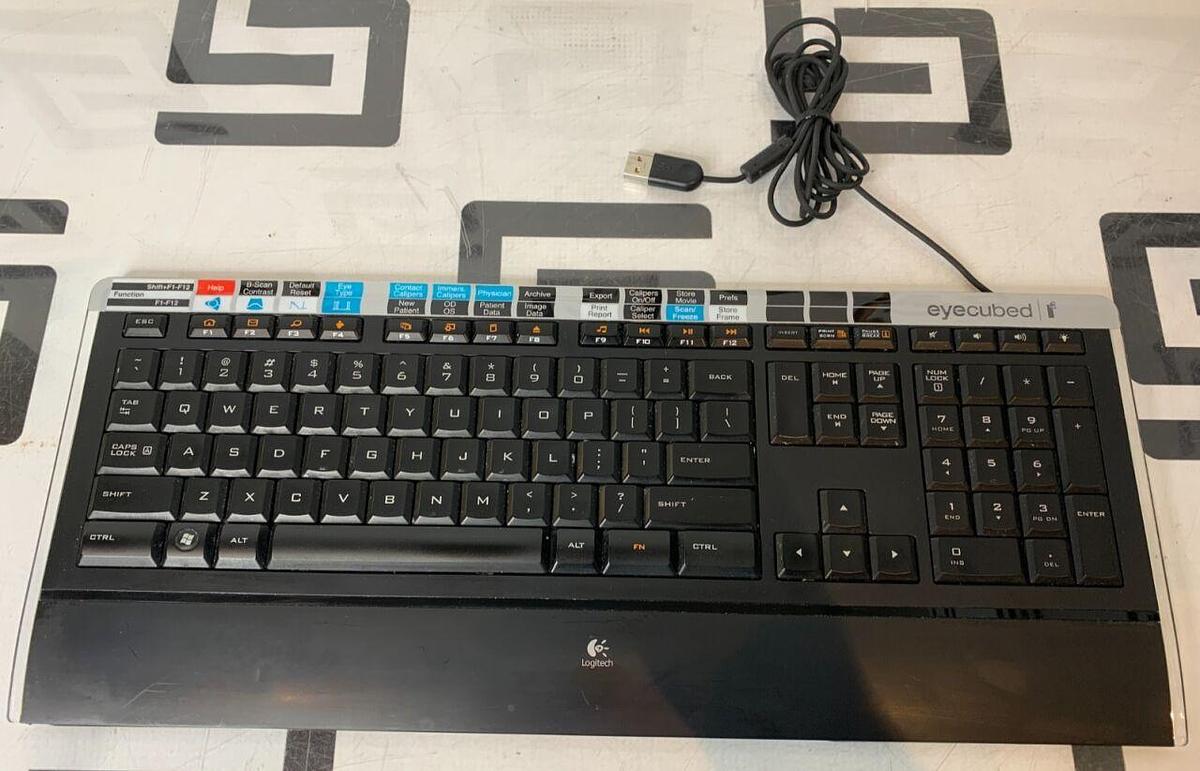 Used Eyecubed Keyboard I3 System-ABD Eye Cubed P/N  820-001268 Y-UY95 WARRANTY