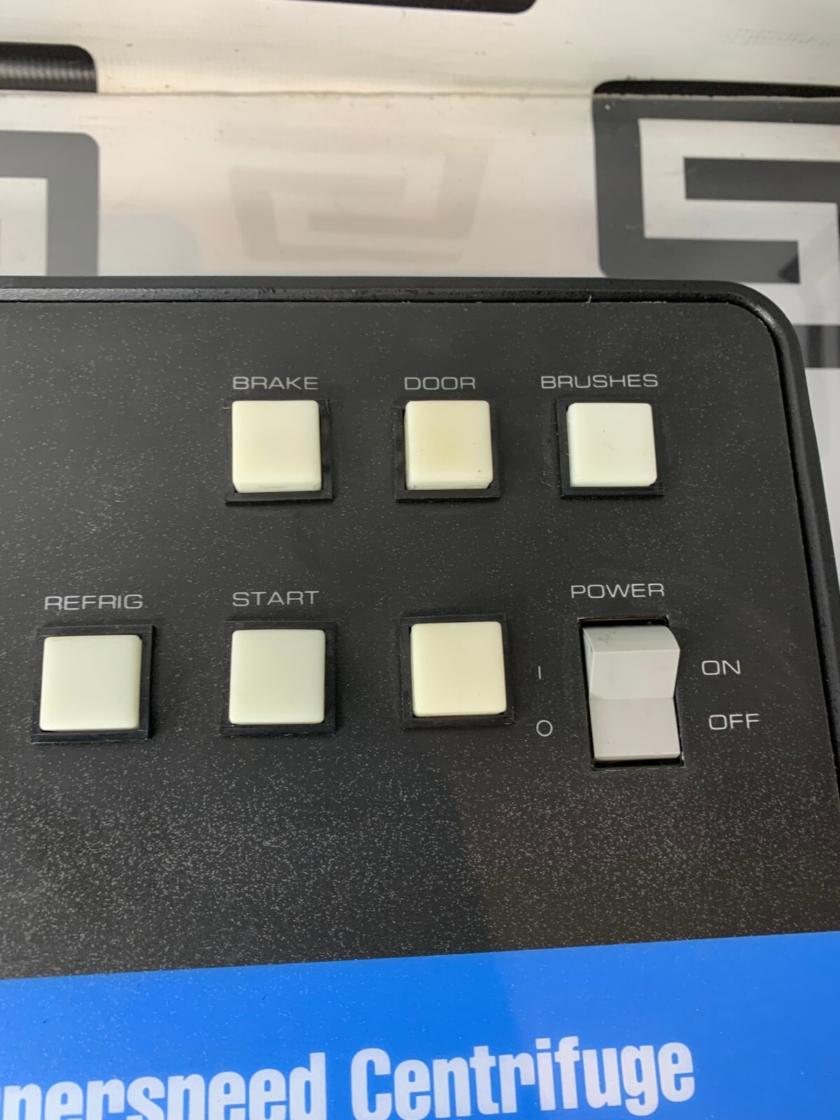 Used SORVALL 74040 FRONT CONSOLE PANEL ASSY HOUSING FOR RC-5B SUPERSPEED CENTRIFUGE