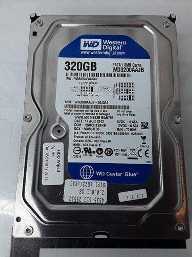 Used IU22 IE33 4535 613 29512 2.0.0.1 OS SIP1 iU22/iE33 Hard Drive 320GB