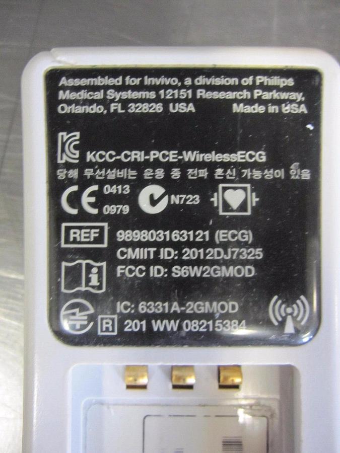 Used Invivo Expression  ECG Module 989803163121 MRI Philips Transmitter