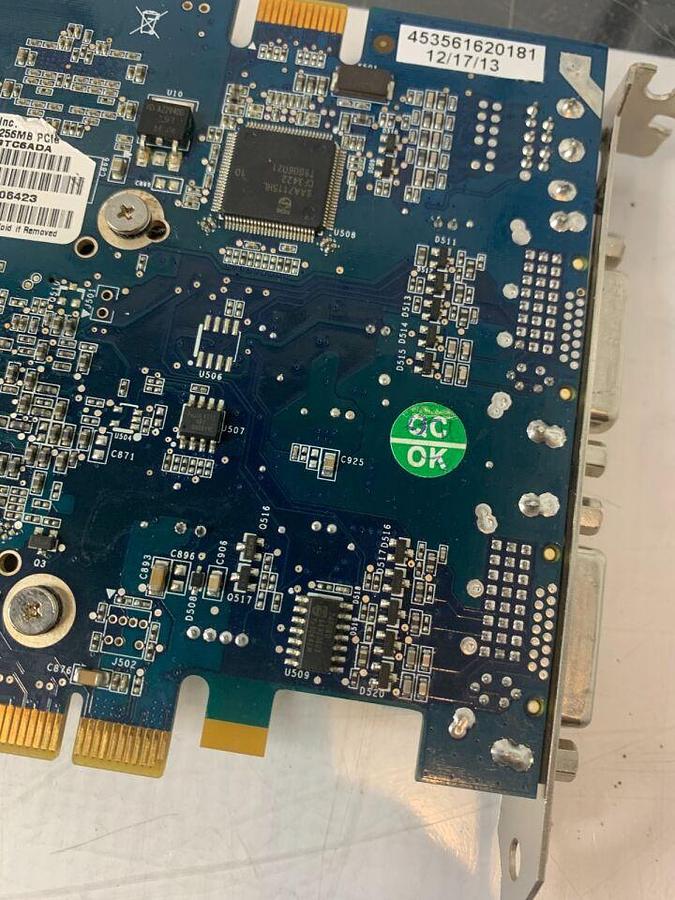 Used IU22 IE33 453561620181 PNY GeForce 7600GT DDR3 Graphics Video