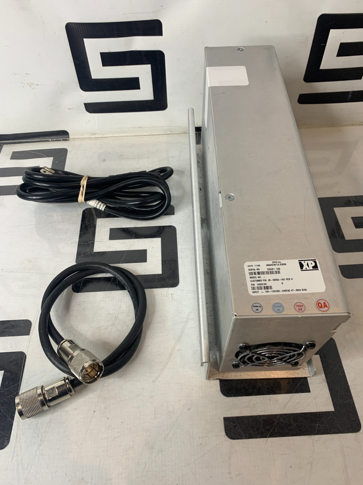 Used Sterrad 100S Power Supply 40-50554-001 SSI 10002181 C 100-120/200-240VAC ASP