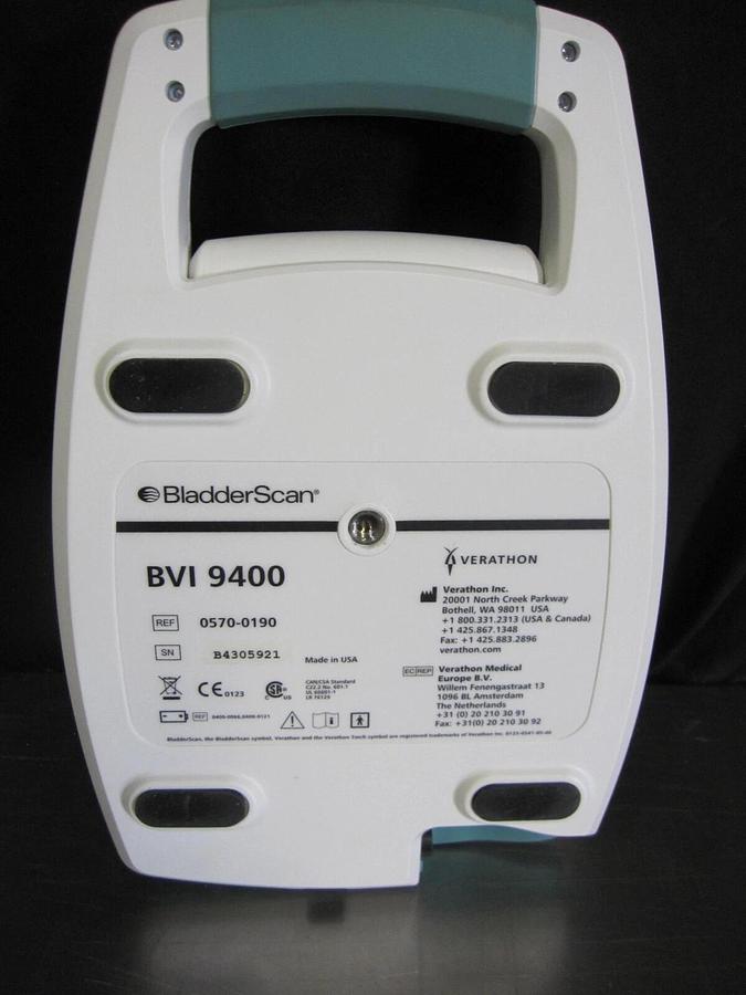 Used Verathon BVI 9400 Bladder Scanner Console Bladderscanner ONLY Ref 0570-0190 ~ C