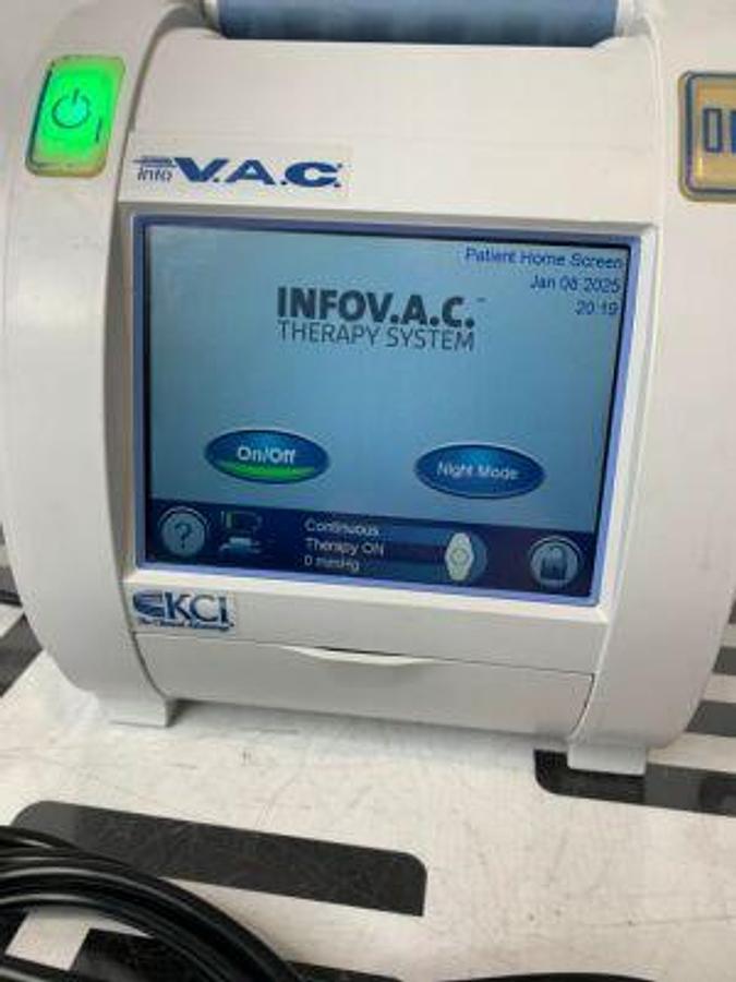 Used Info V. A.C. VAC Wound Therapy INFOVAC