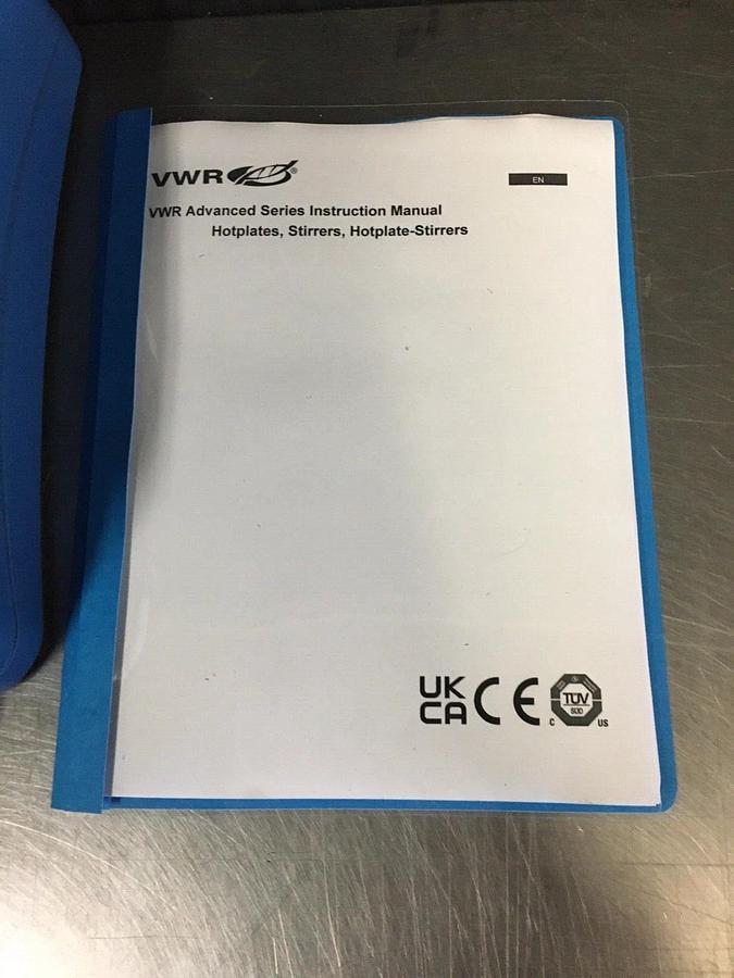 Used VWR Advanced Magnetic Hotplate Stirrer 7 x 7 120v Ceramic 76447-052