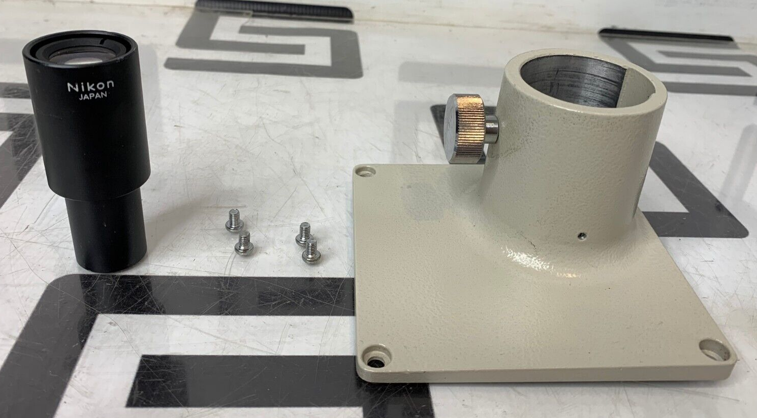 Used Nikon Diaphot Microscope T V Relay  lens 1x/16