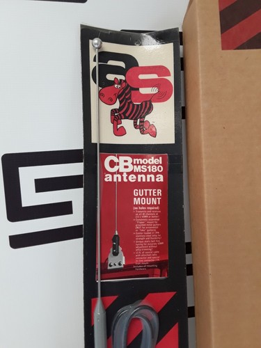 NOS Vtg Antenna Specialists MS180 CB Gutter Mount Kit 40-Channel Ham Radio VSWR