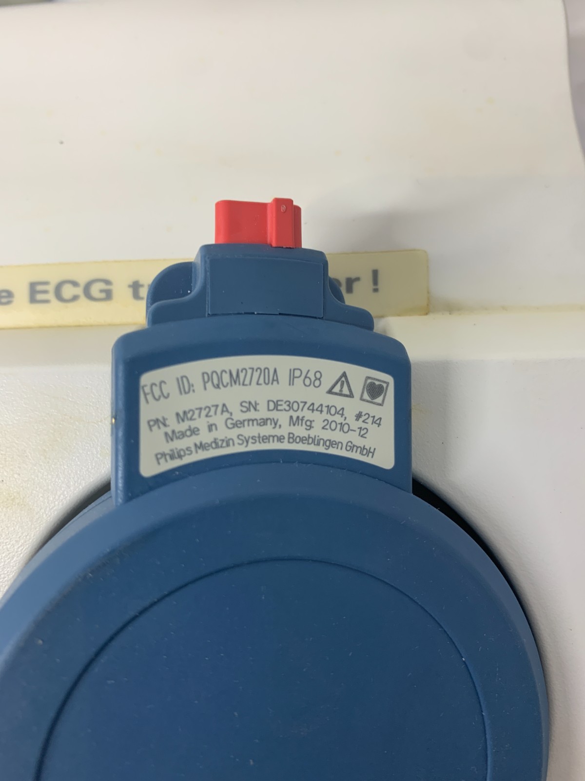 Used Philips M2720A Avalon CTS Cordless Fetal Monitoring Base Docking Station M2727A