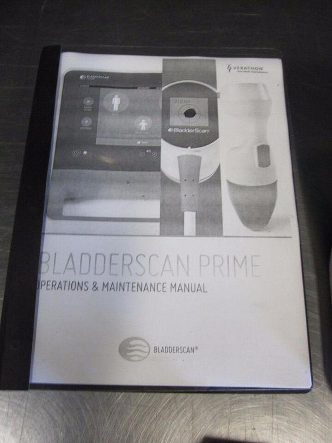 Used VERATHON Bladderscan PRIME 0570-0346 PORTABLE 3D
