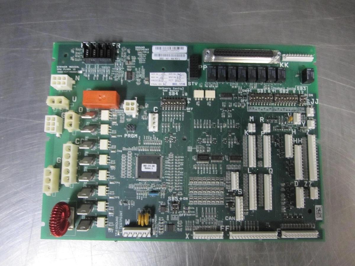 Used Stryker For Medical Bed CPU Flash 12 3002-407-950 Rev N 3002-407-950REV