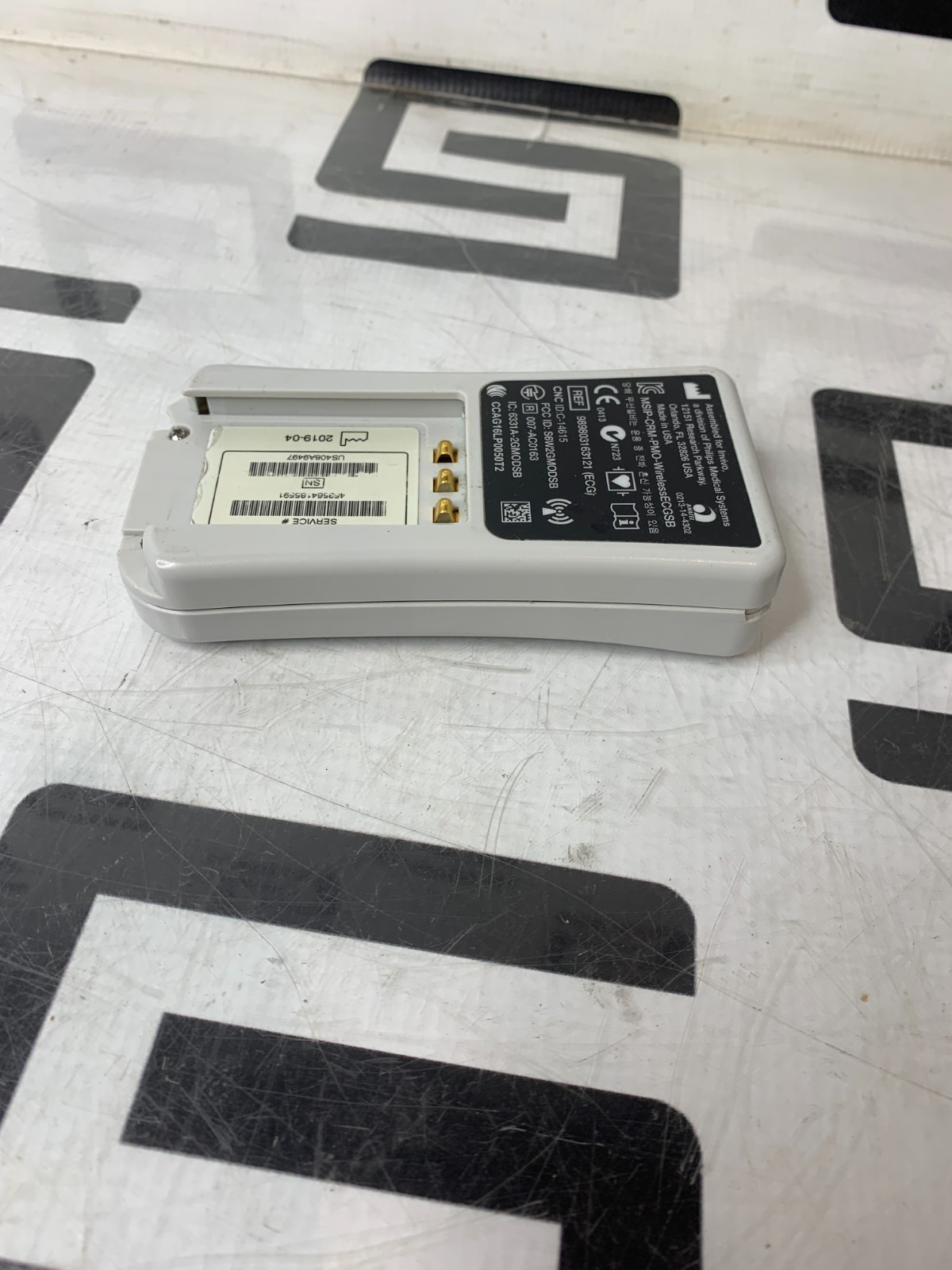 Used Invivo Expression 989803163121 Wireless ECG Module Philips Sensor MRI Transmit