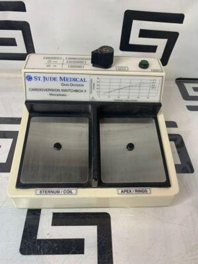 Used ST JUDE Cardioversion Switchbox II 2 REF 401797