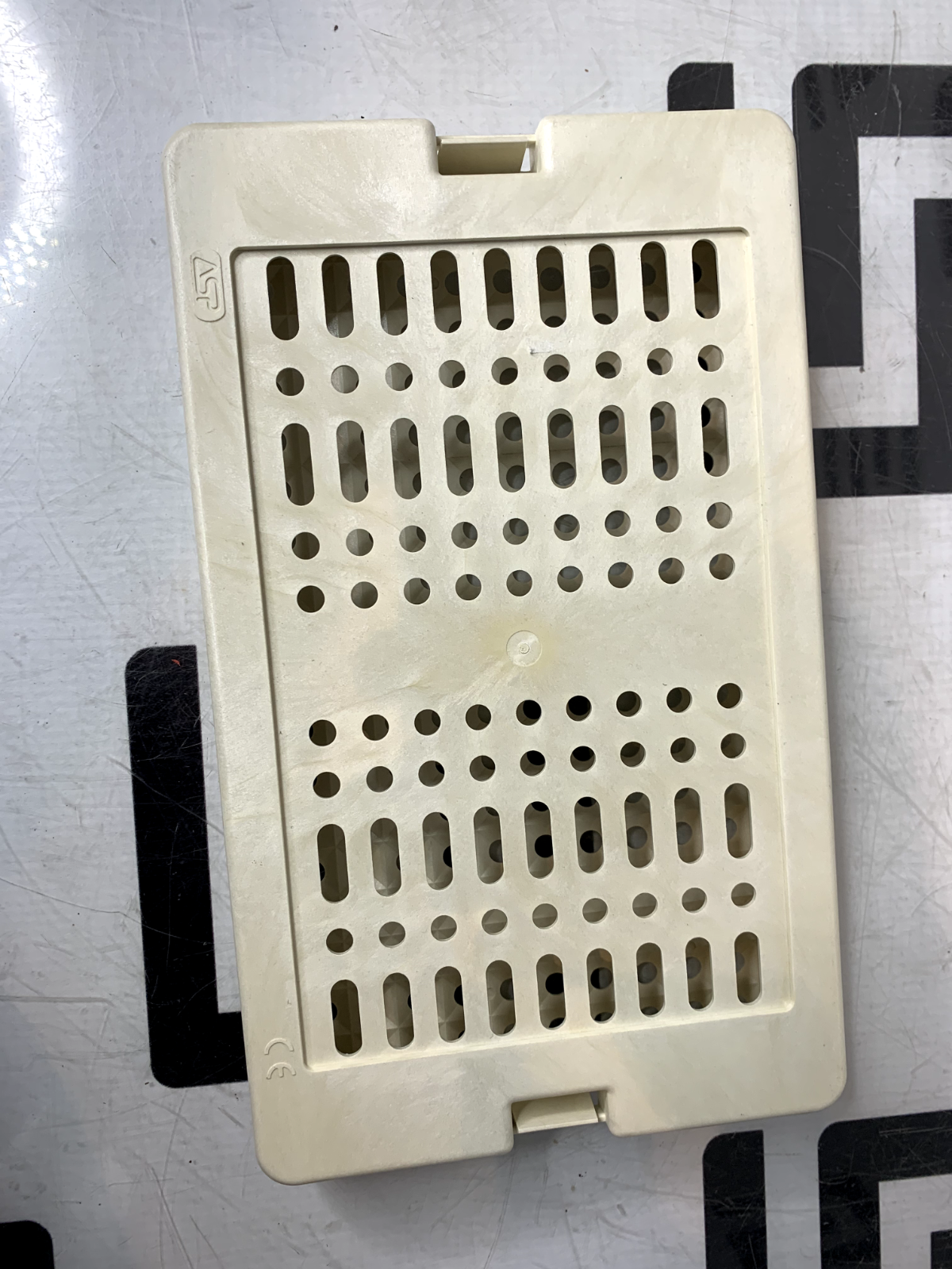 Used ASP  Sterilization Instrument Lid & Tray Container Case 10 x 6 x 1.25"