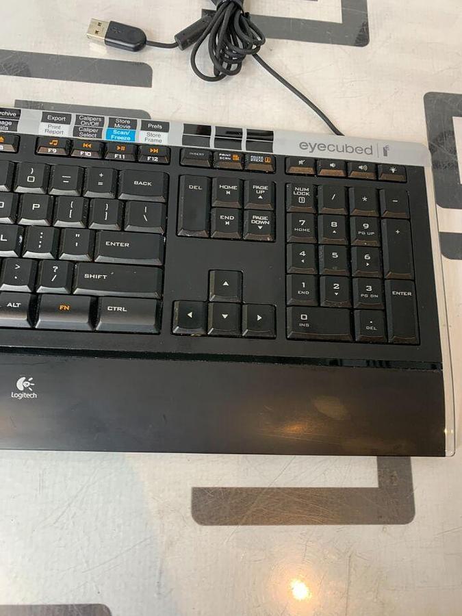 Used Eyecubed Keyboard I3 System-ABD Eye Cubed P/N  820-001268 Y-UY95 WARRANTY