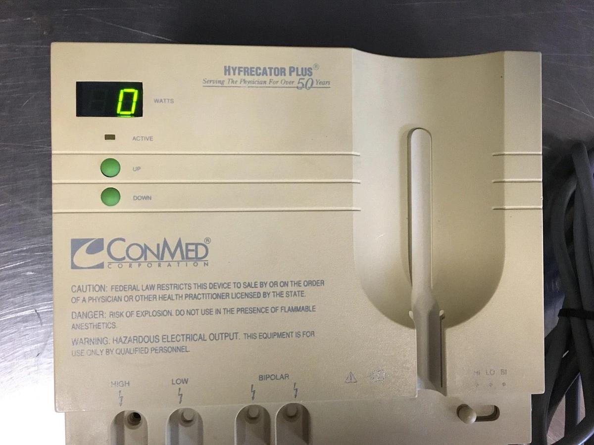 Used ConMed Hyfrecator PLUS 7-797 Warranty