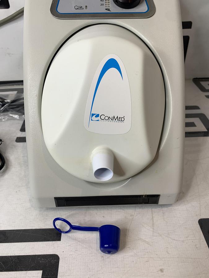 Used Conmed System 1200 Smoke Evacuator W/ Good Filter & Foot Pedal 60-8050-001 Linvatec