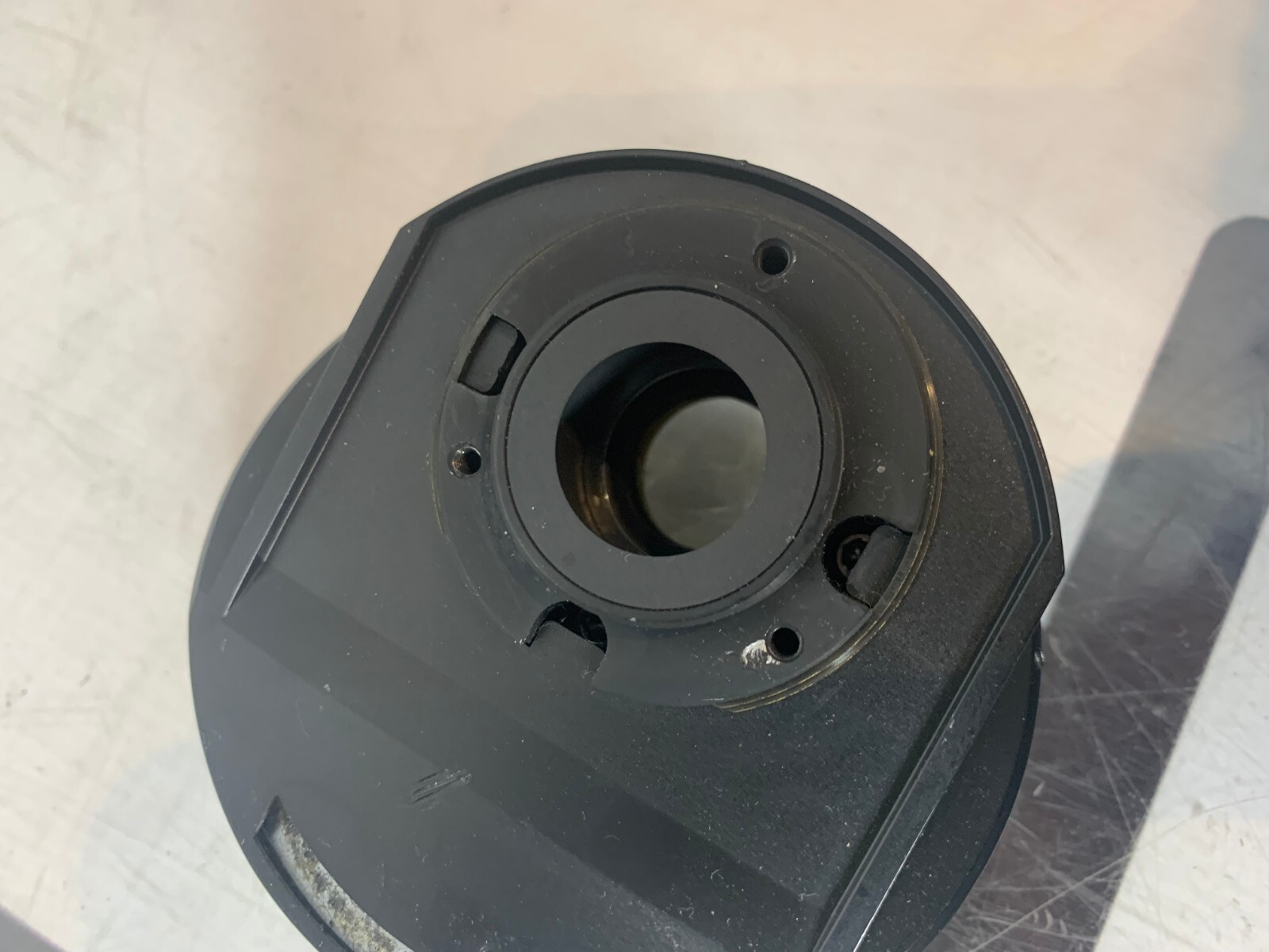 Used Olympus U-5RE-2 Microscope 5-Objective Turret Nosepiece BX SERIES BX41 BX51 BX53