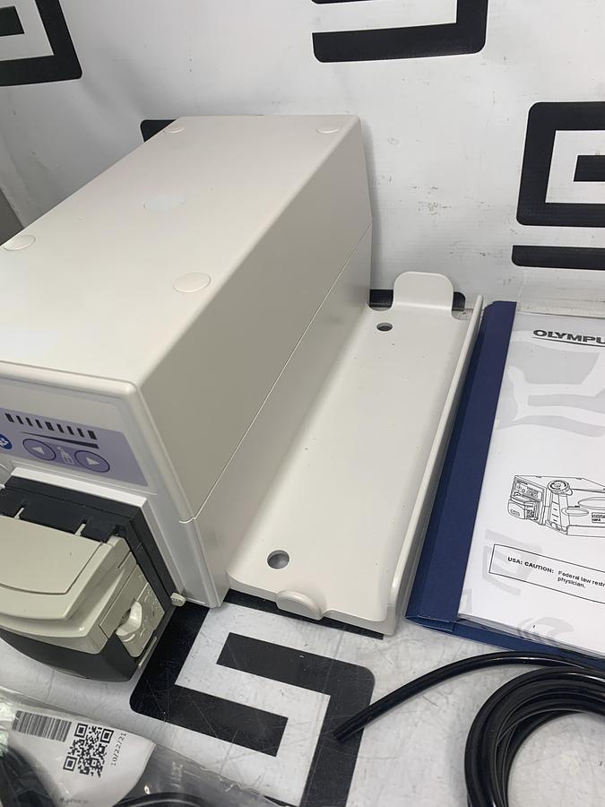 Used Olympus OFP-2 Endoscopic Flushing Pump Irrigation W/ Footswitch, Bottle & Manual TESTED