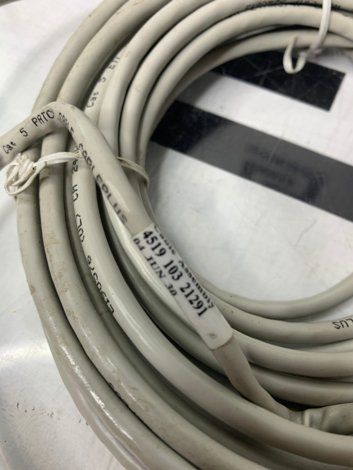 Used Gendex Orthoralix 9200 4519 103 21291 Ethernet Crossover Patch Cable Assembly