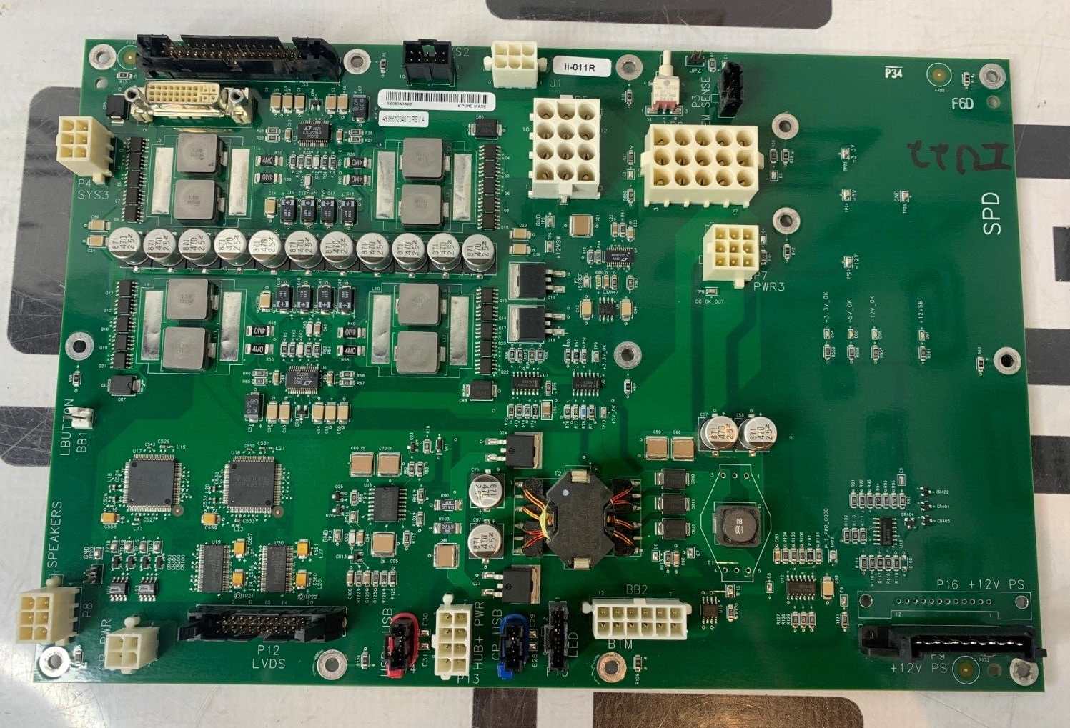 Used Philips IE33 iU22 Ultrasound SPD Board Assy 453561264873 Rev A WARRANTY