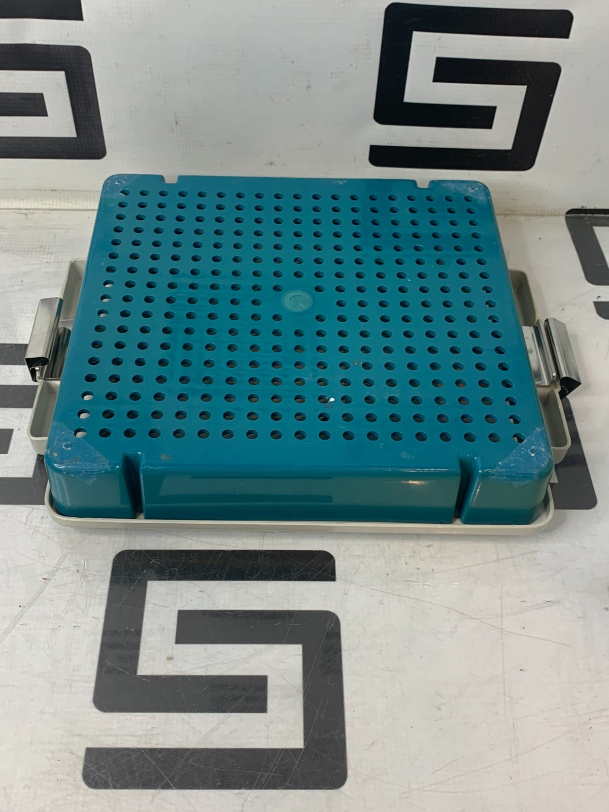 Used ASP  Sterilization Instrument Lid & Tray Container Case 10 x 10 x 2" WARRANTY