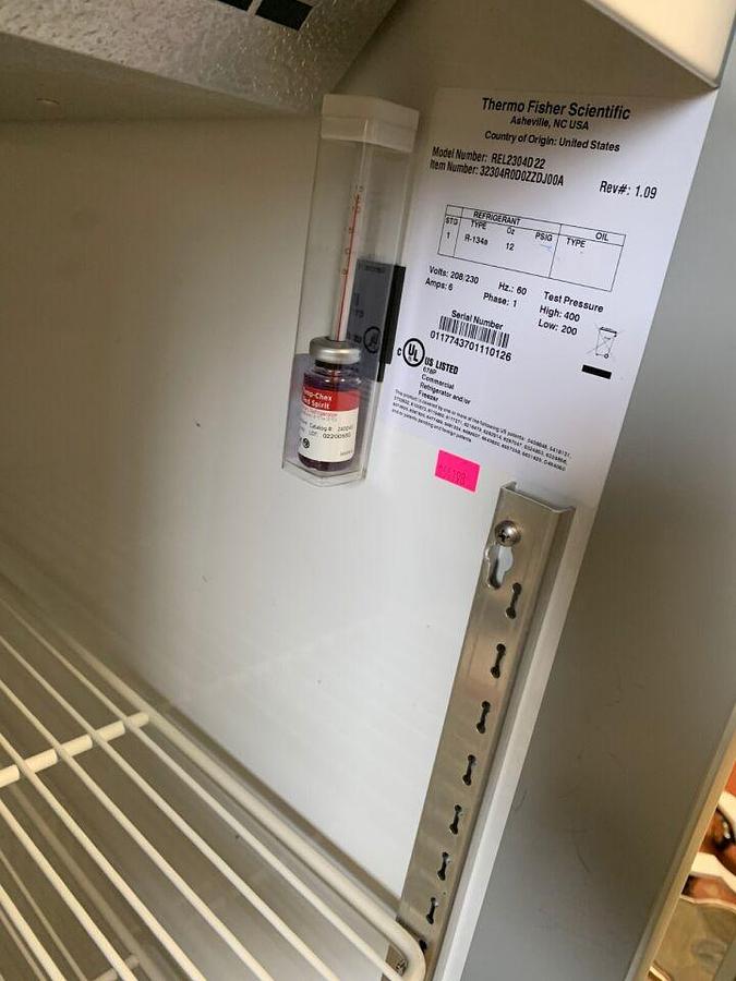 Used THERMO SCIENTIFIC/ REVCO Upright Lab Fridge