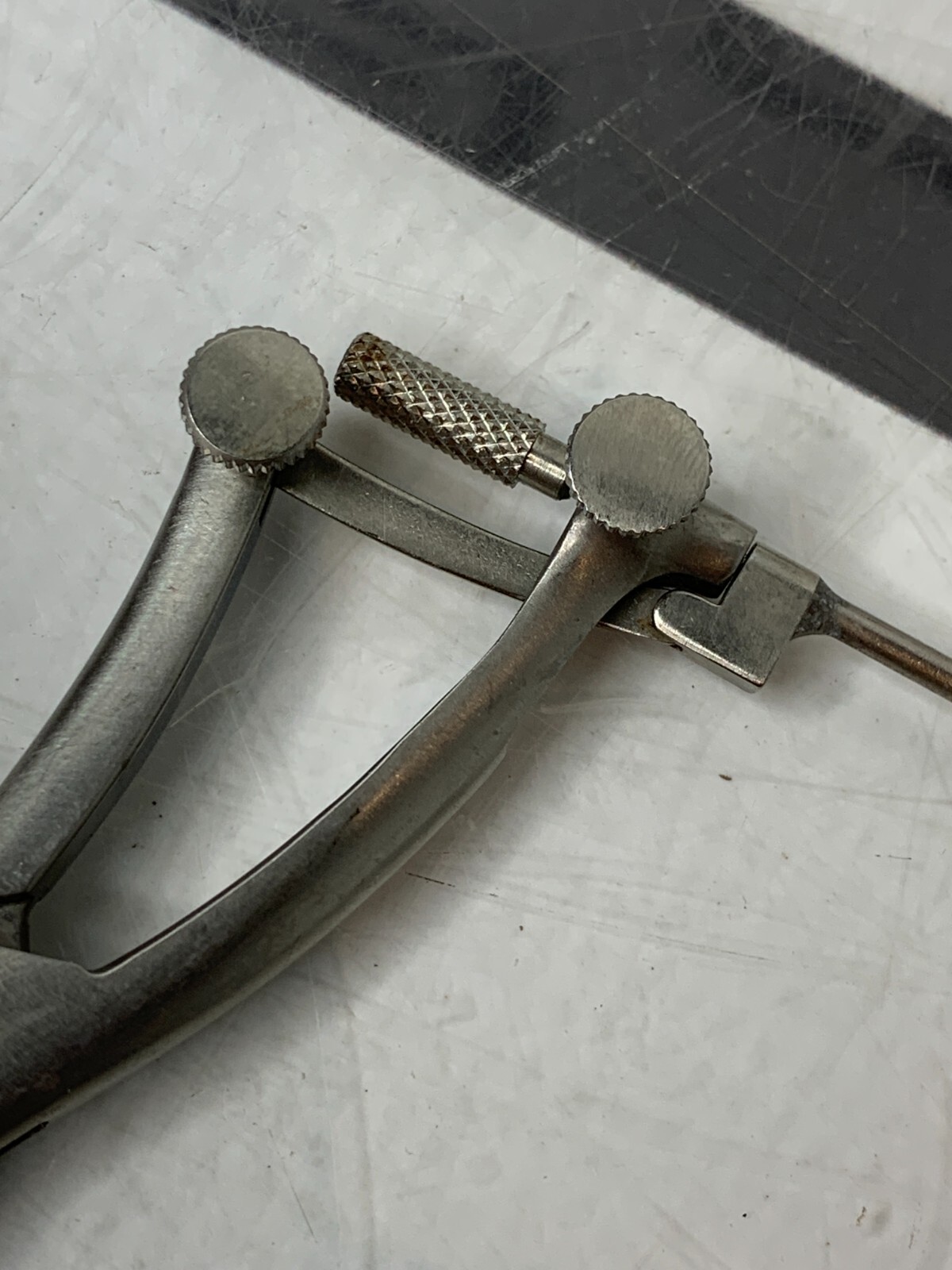 Used Pilling 50-6060 Jackson Grasping Forceps Peanut ENT 35cm Straight Serrated