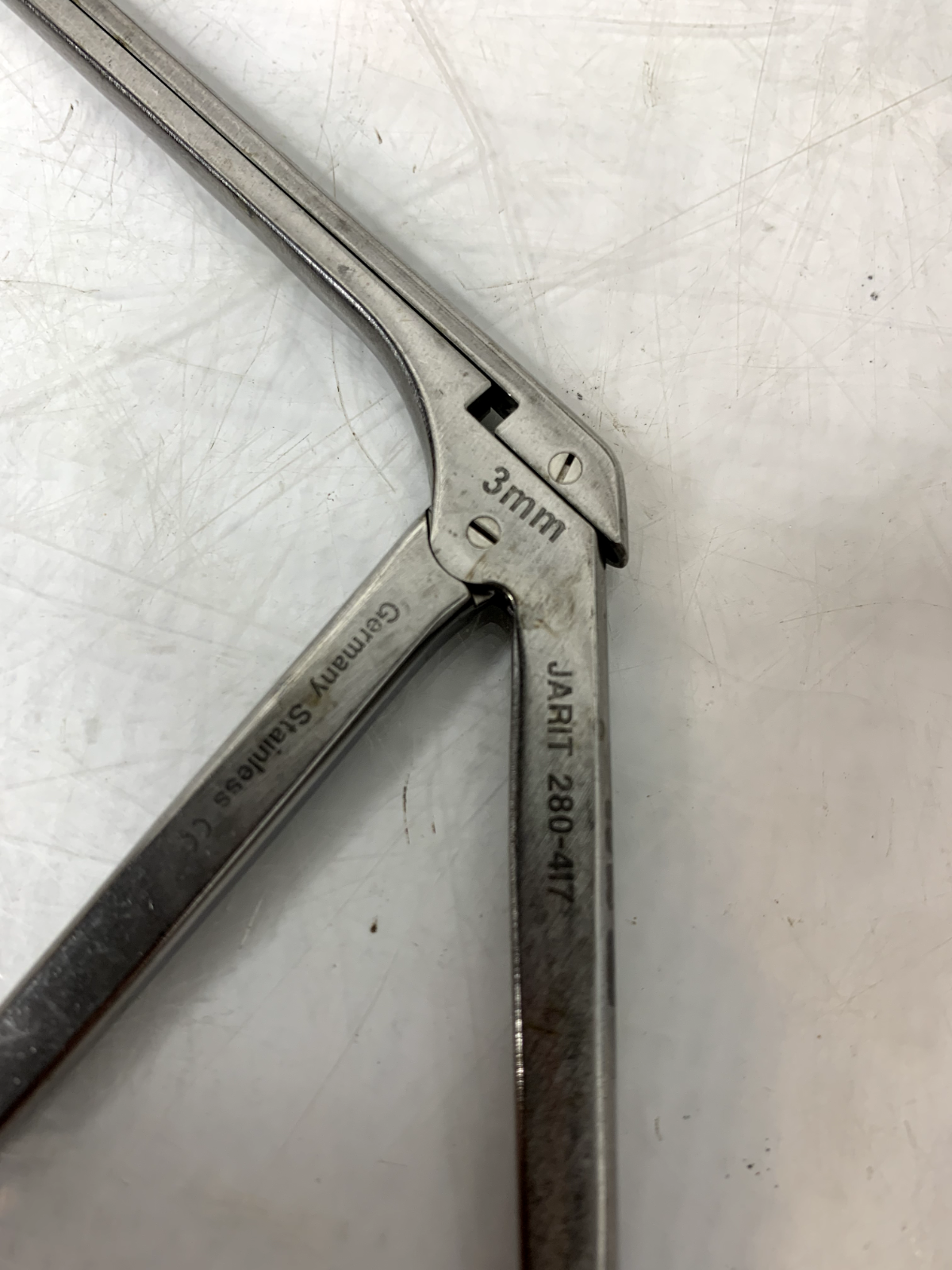 Used Jarit 280-417 Love-Gruenwald Rongeur, Down Angled, 7" Shaft