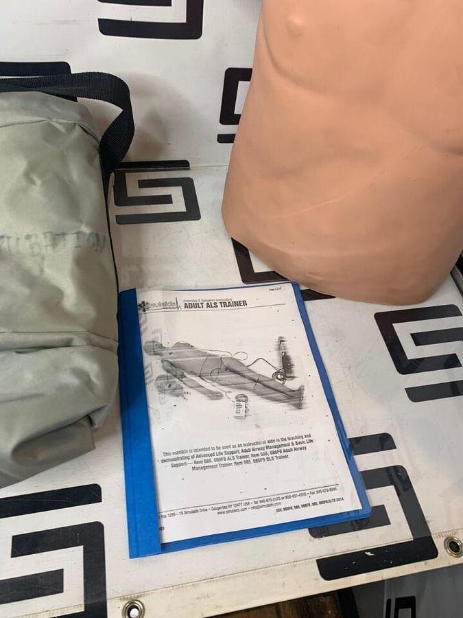 Used SIMULAIDS NASCO Adult Intubation  086