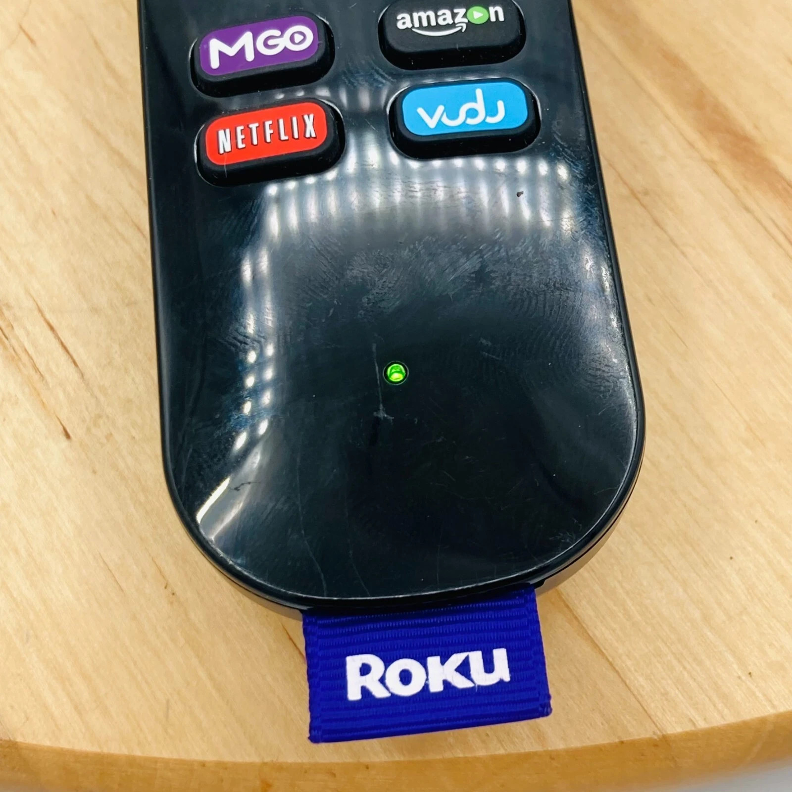 Used Roku RC13 Remote Control Genuine with MGo, Amazon, Netflix, Vudu