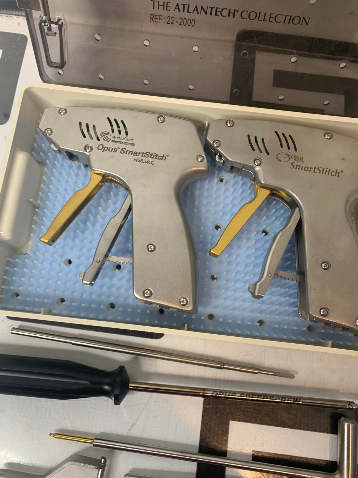 Used Opus SMARTSTITCH AutoCuff System Instrument Set WARRANTY TESTED Arthrocare