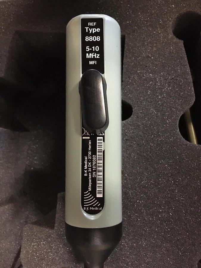 Used B-K BK Medical Type 8808 5-10 MHz MFI Ultrasound Transducer Probe