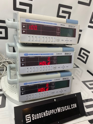 Used Lot of 3 B. Braun Horizon Nxt Modular Pump IV 610-012 McGaw