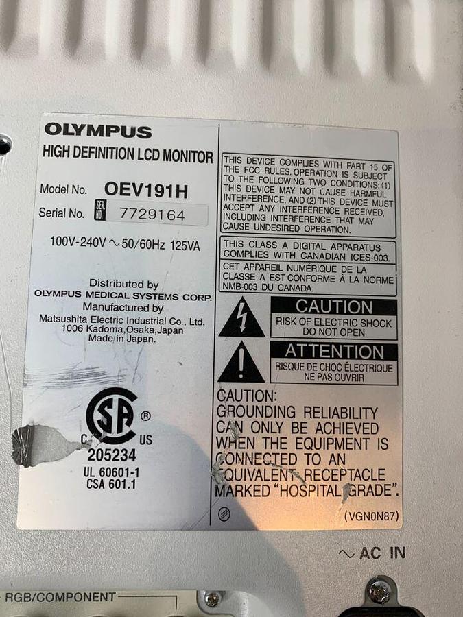 Used OLYMPUS OEV-191