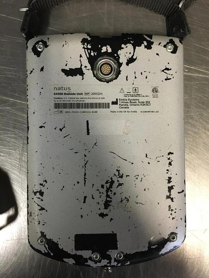 Used EMBLA S4500 MDRIVE 2000105 Bedside Unit Bracket 2040001 Sleep Monitoring