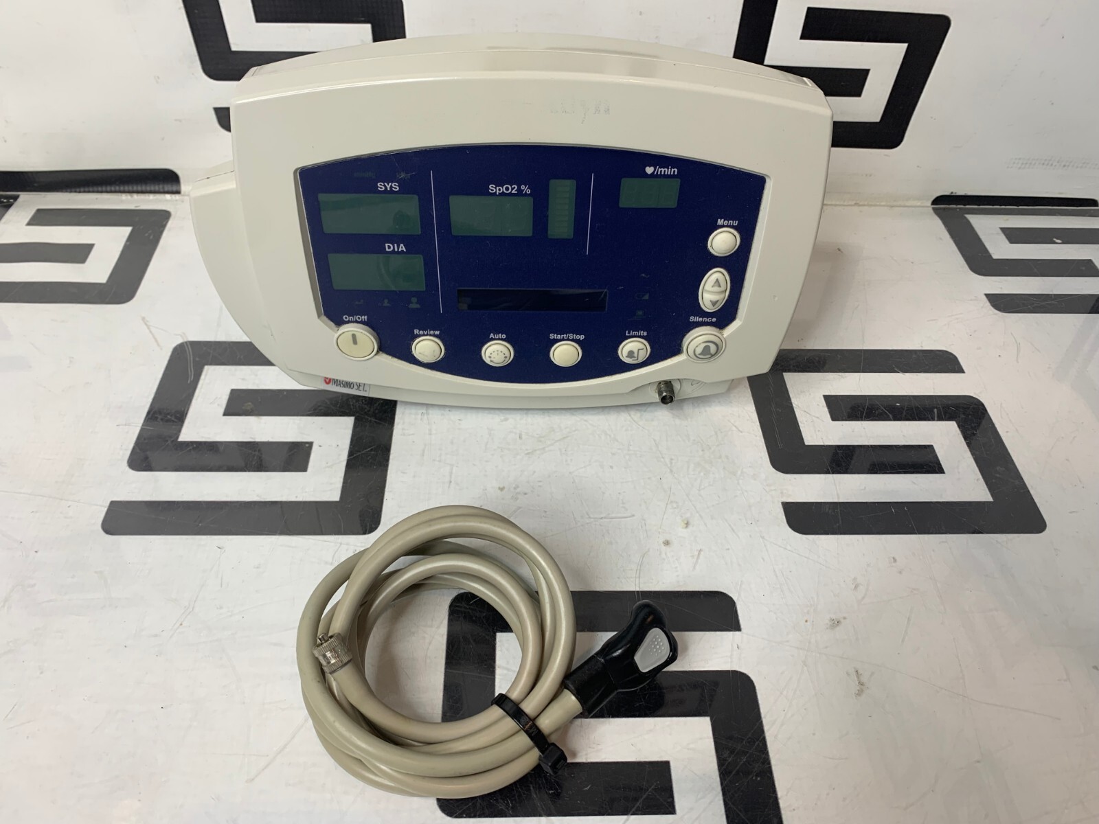 Used Welch Allyn 53S00 Vital Signs Monitor NIBP BP Blood Pressure 300 Series SPO2