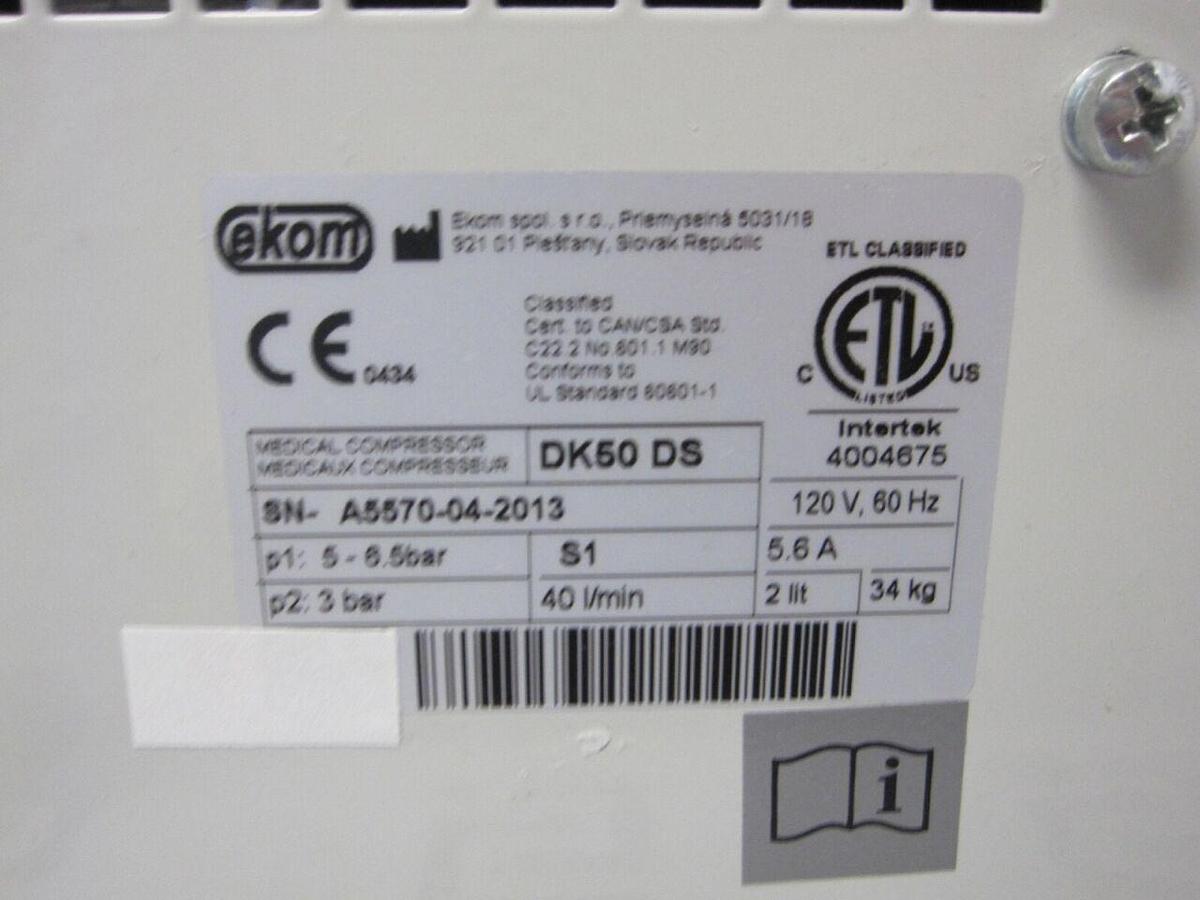 Used EKOM Medical Compressor