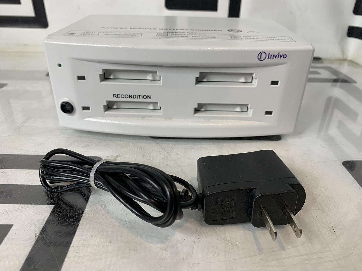 Used Invivo 9023 Patient Module Battery Charger With Power Supply TESTED WARRANTY
