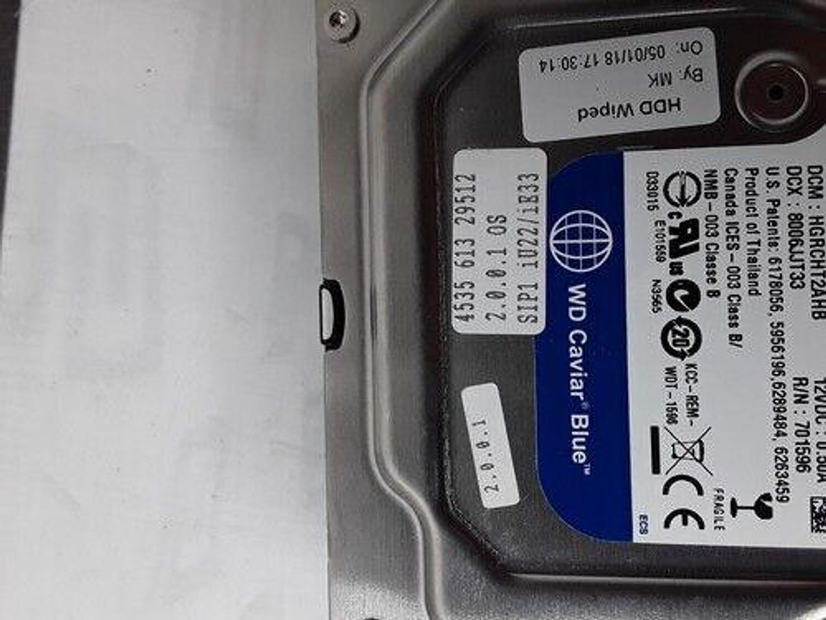 Used IU22 IE33 4535 613 29512 2.0.0.1 OS SIP1 iU22/iE33 Hard Drive 320GB