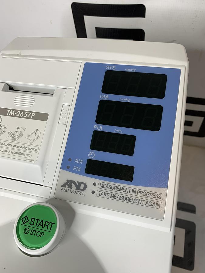 Used A&D TM-2657P Multi-User Blood Pressure Monitor AND TM2657P TESTED WARRANTY