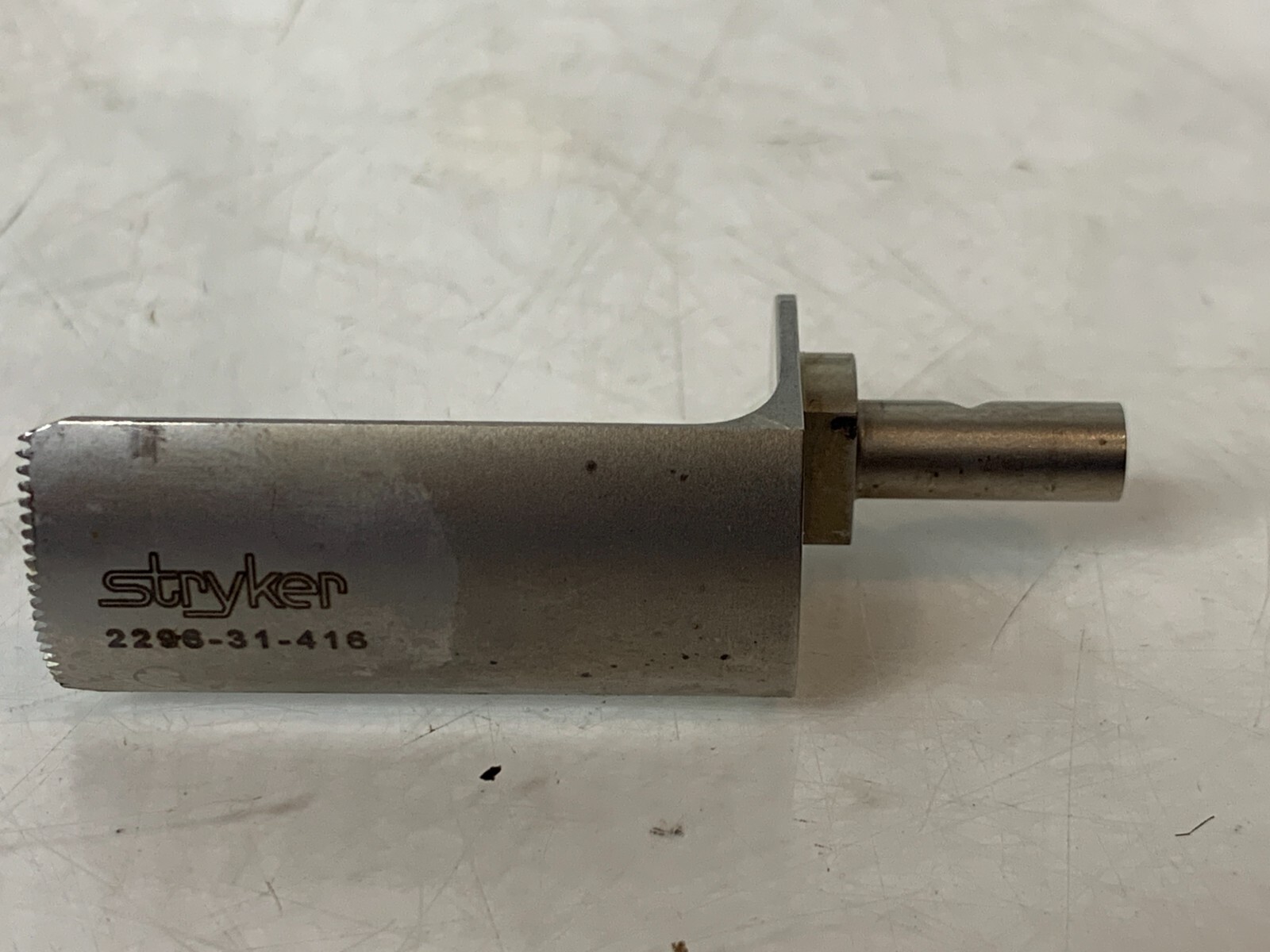 Used Stryker 2296-31-416 TPS Oscillating Crescentic Saw Blade Orthopedic 2-1/4"