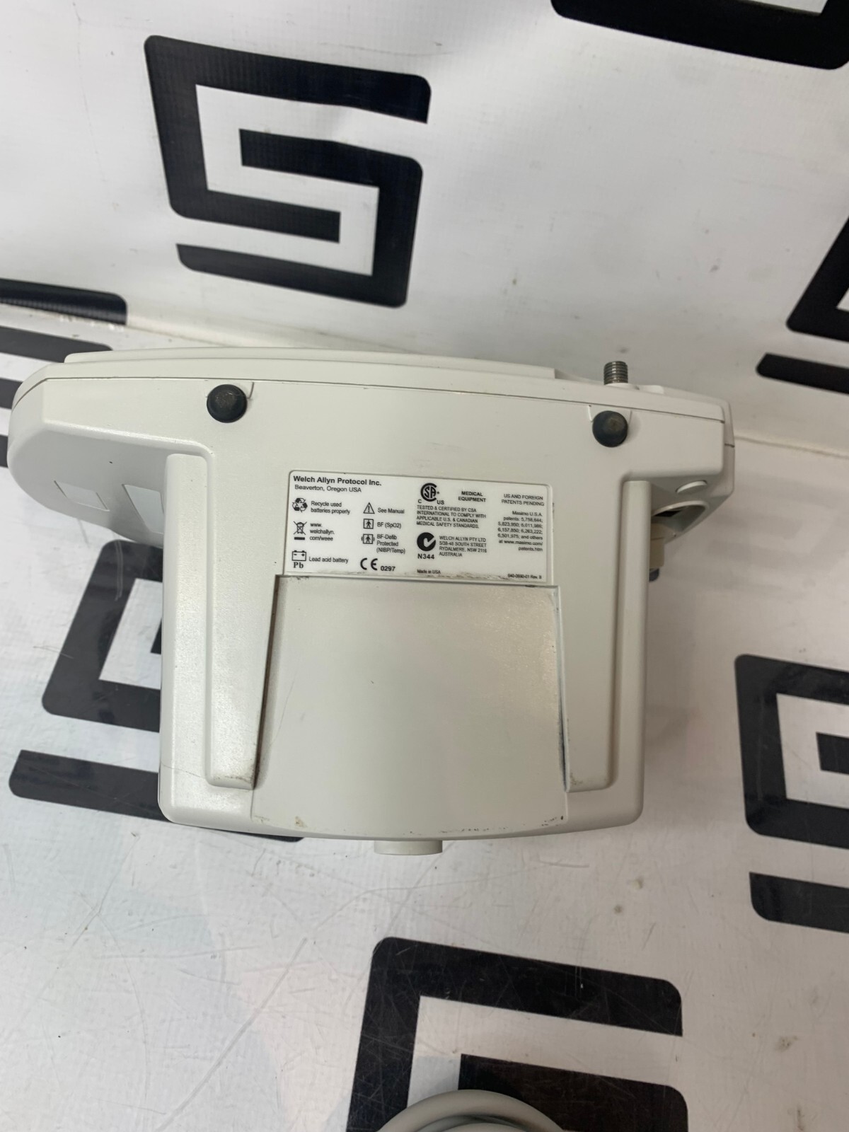 Used Welch Allyn 53XXX Vital Signs Monitor NIBP BP Blood Pressure 300 Series SPO2