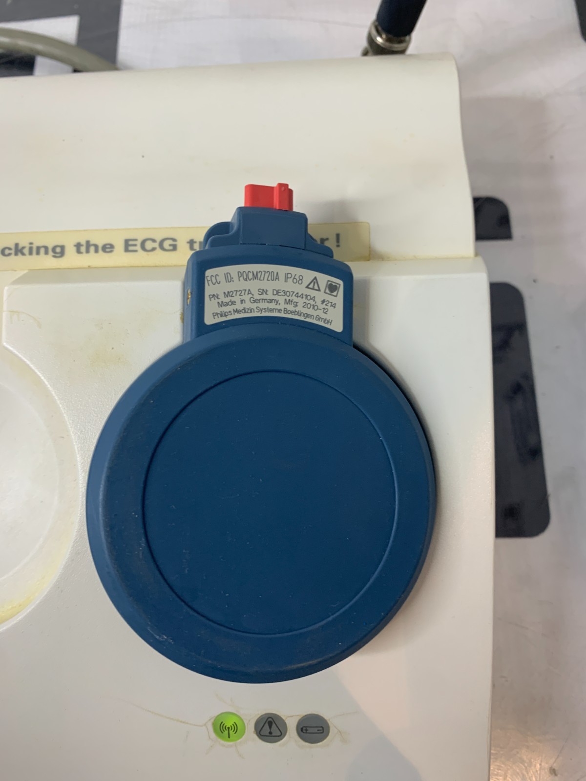 Used Philips M2720A Avalon CTS Cordless Fetal Monitoring Base Docking Station M2727A