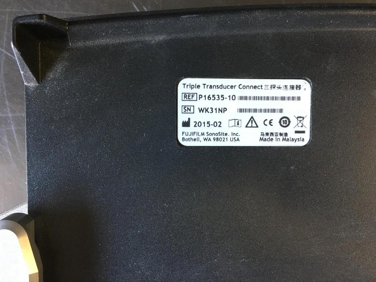 Used Sonosite Triple Transducer Connect P16535 Quick Release P16535-10