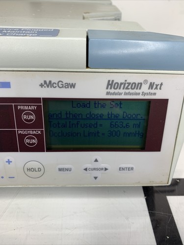 Used B. Braun Horizon NXT Modular Pump IV 610-012 McGaw 30 Day Warranty
