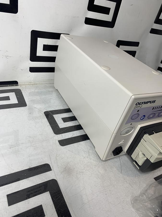 Used Olympus OFP-2 Endoscopic Flushing Pump Irrigation W/ Footswitch  & Manual TESTED