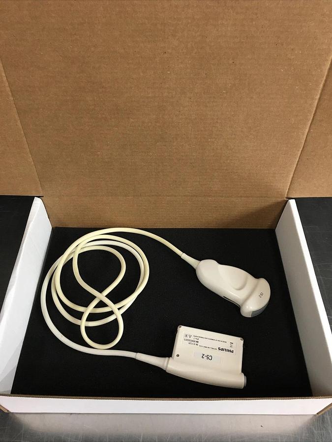 Used Philips C5-2 Ultrasound Transducer Probe Curved Array 21426A HD11  HD11XE (F)