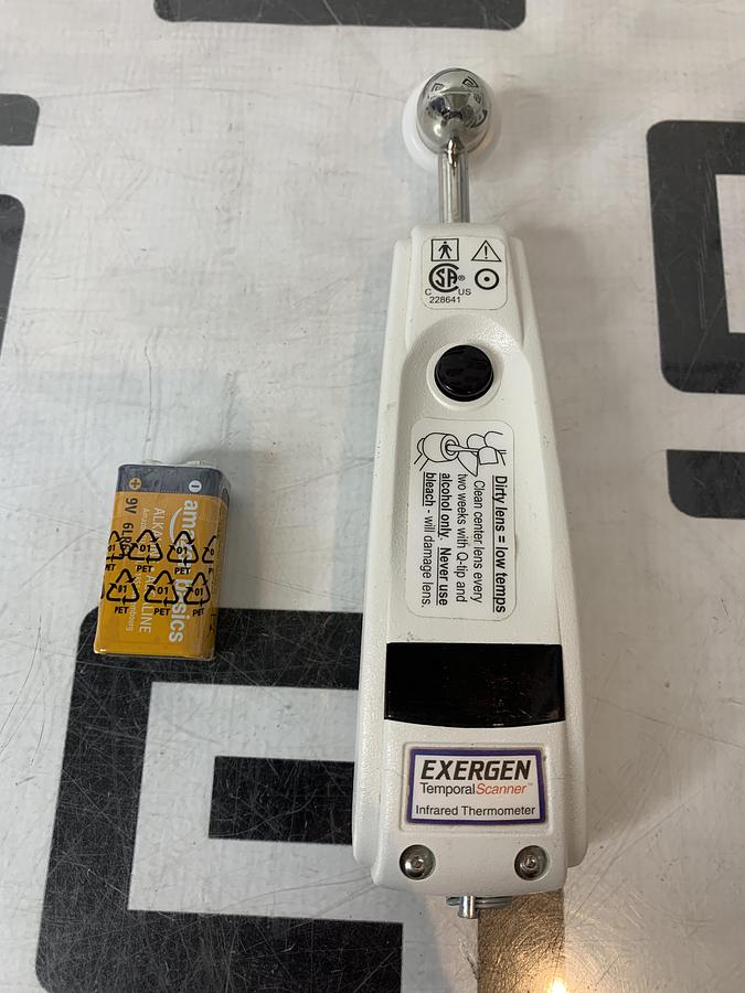 Used Exergen TAT-5000 Professional Temporal Scanner Thermometer w/ New Battery 2017