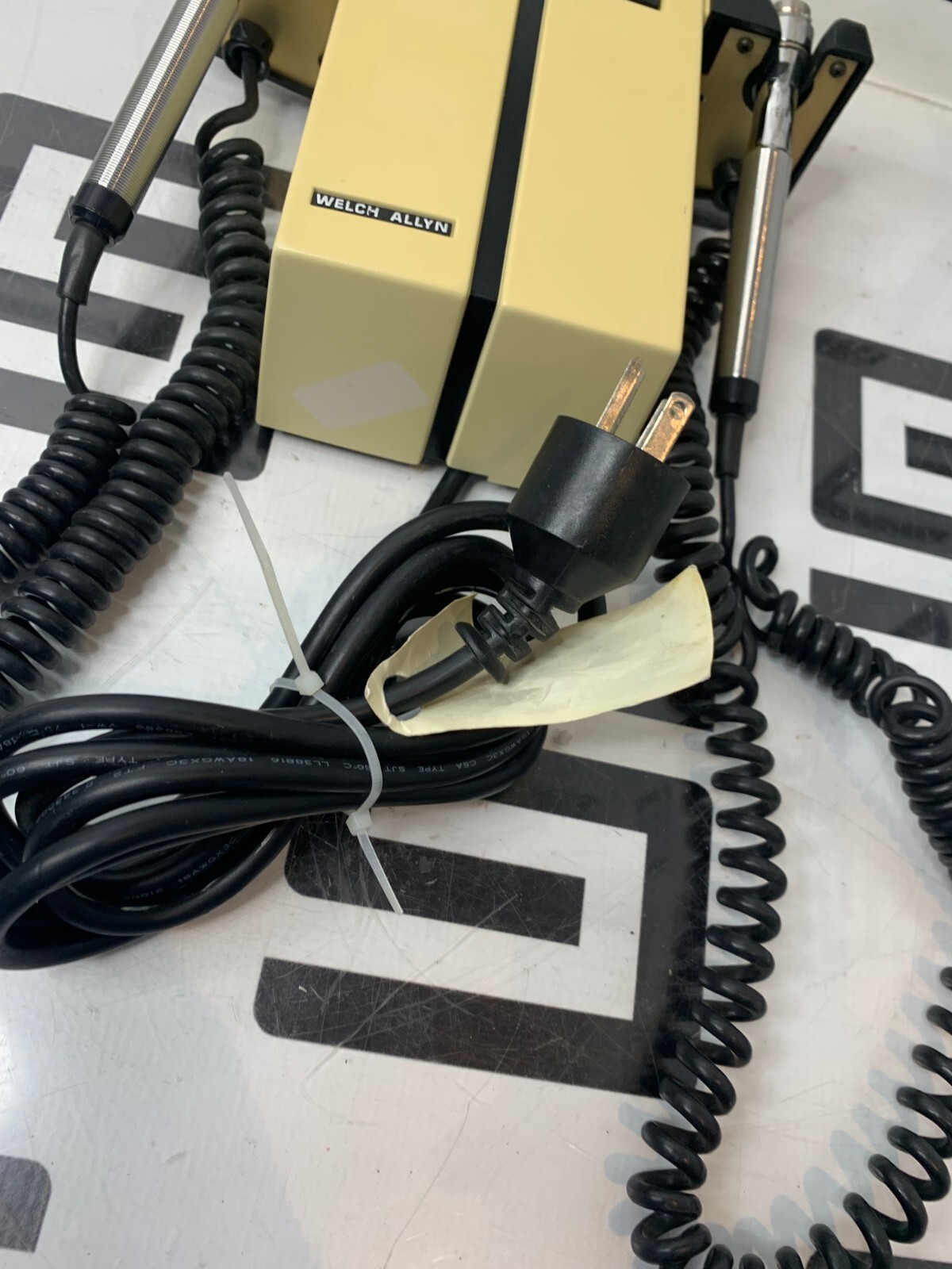 Used Welch Allyn 74710 Series Transformer Otoscope Ophthalmoscope Left Side Only Work